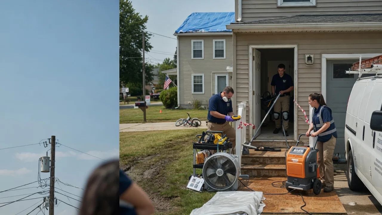 Water Damage Repair in Morrisonville, IL near me